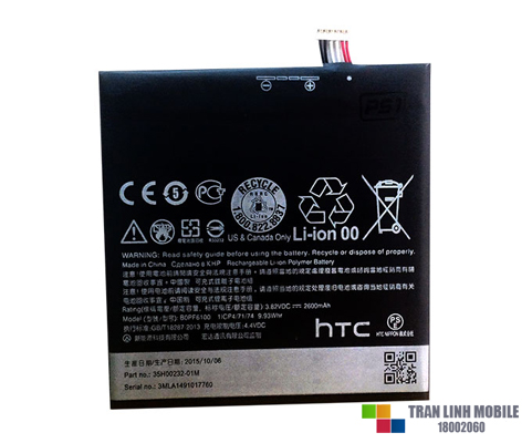 pin HTC 826