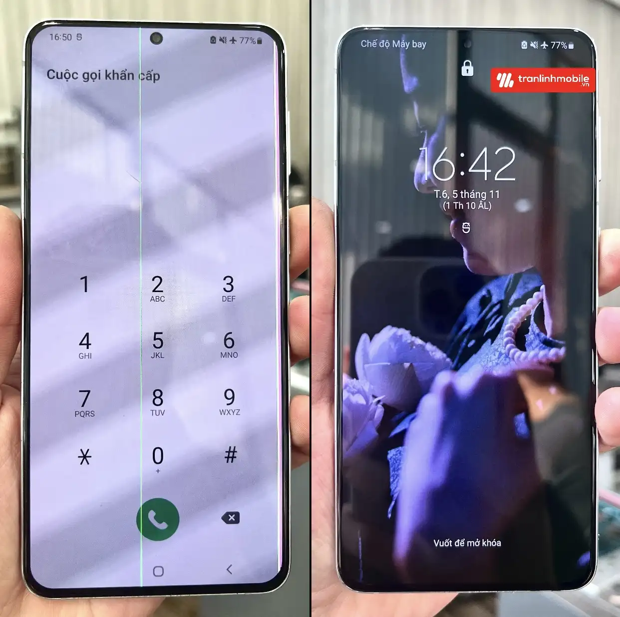 Thay màn hình Samsung Galaxy S21+, S21 Plus 5G chính hãng