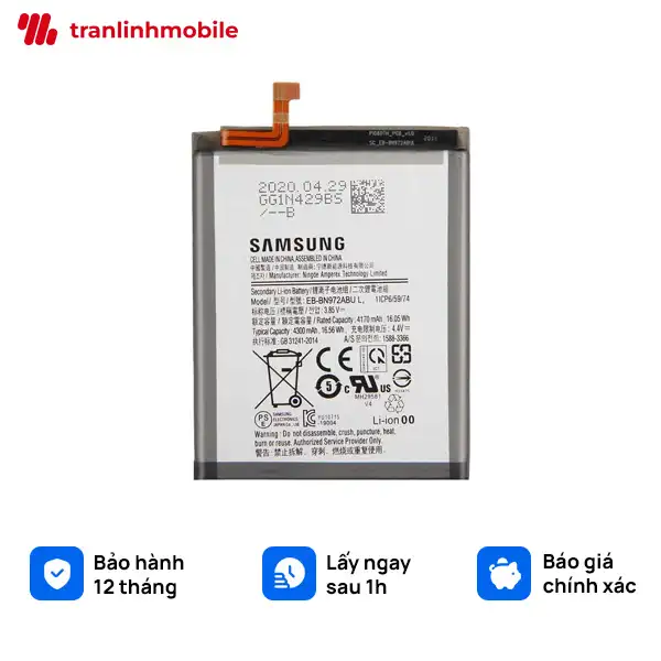 Thay pin Samsung Galaxy Note10+