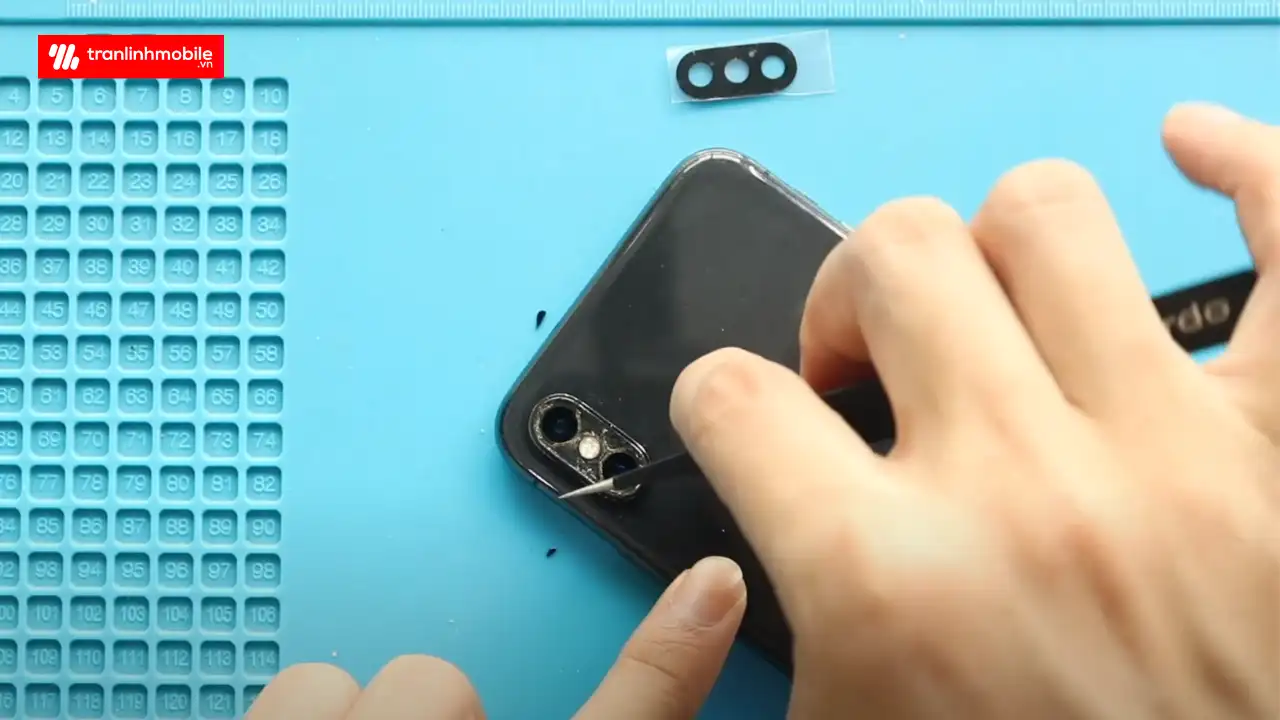 Quy trình thay kính camera sau iPhone X lấy ngay tại Hải Phòng và Hà Nội