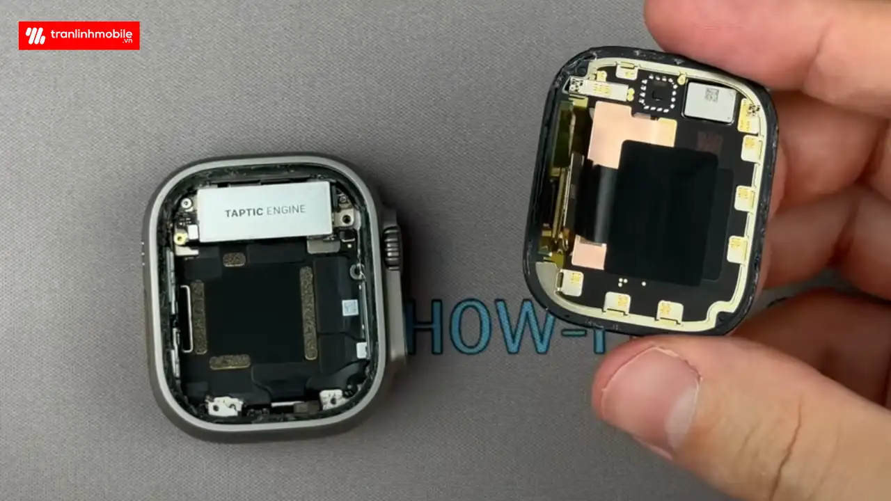 Quy trình thay ép mặt kính Apple Watch Ultra