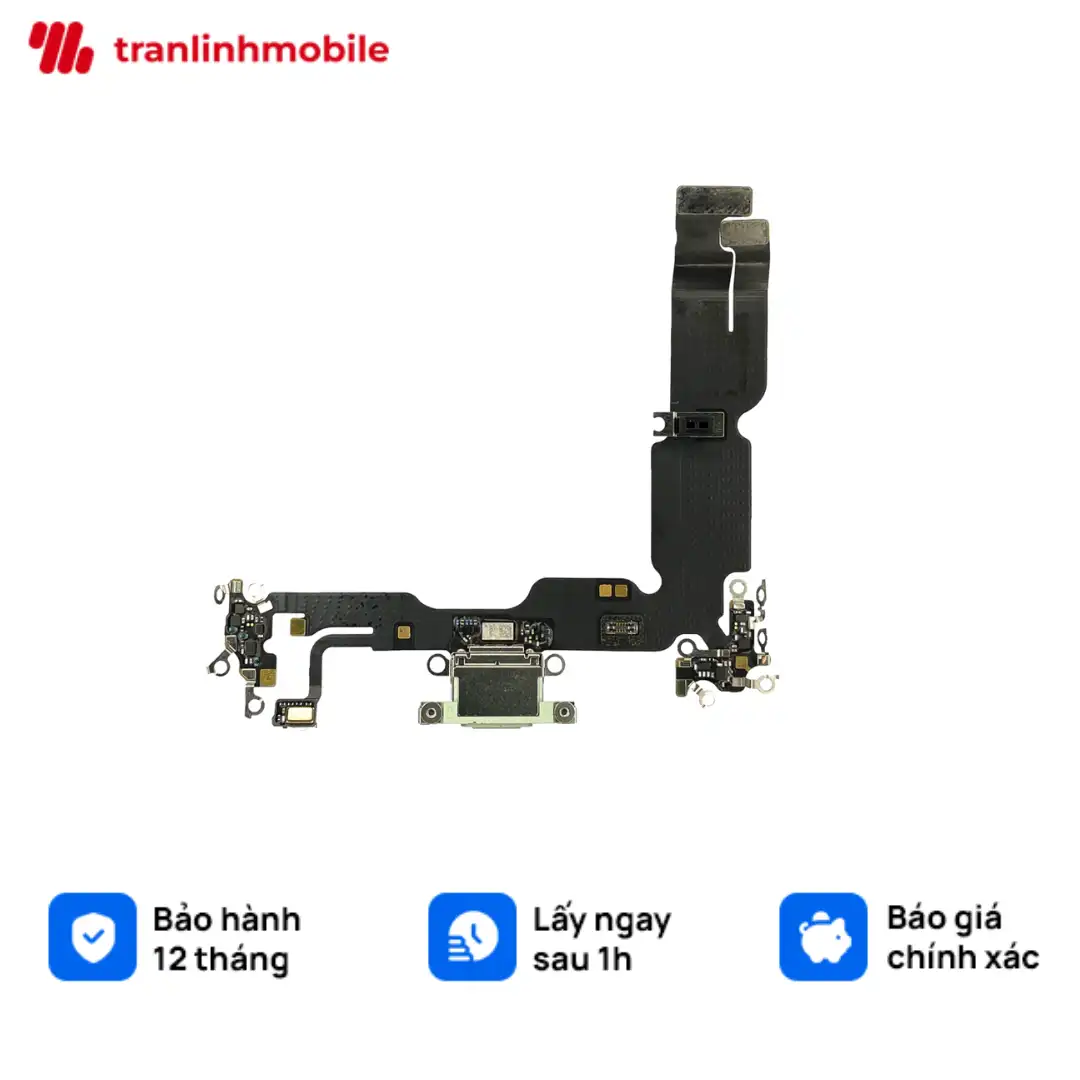 Thay cáp chân sạc iPhone 15 Plus