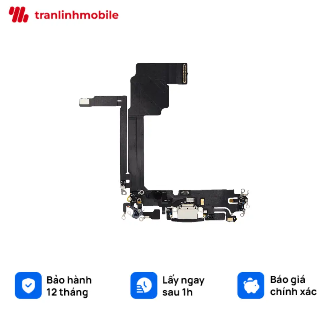 Thay cáp chân sạc iPhone 15 Pro Max
