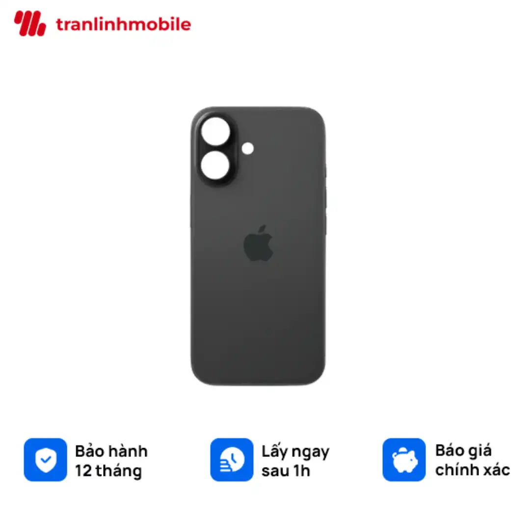 Thay kính lưng iPhone 16 Plus