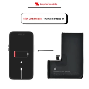 Trần Linh Mobile - thay pin cho iPhone 14 chính hãng, lấy ngay 