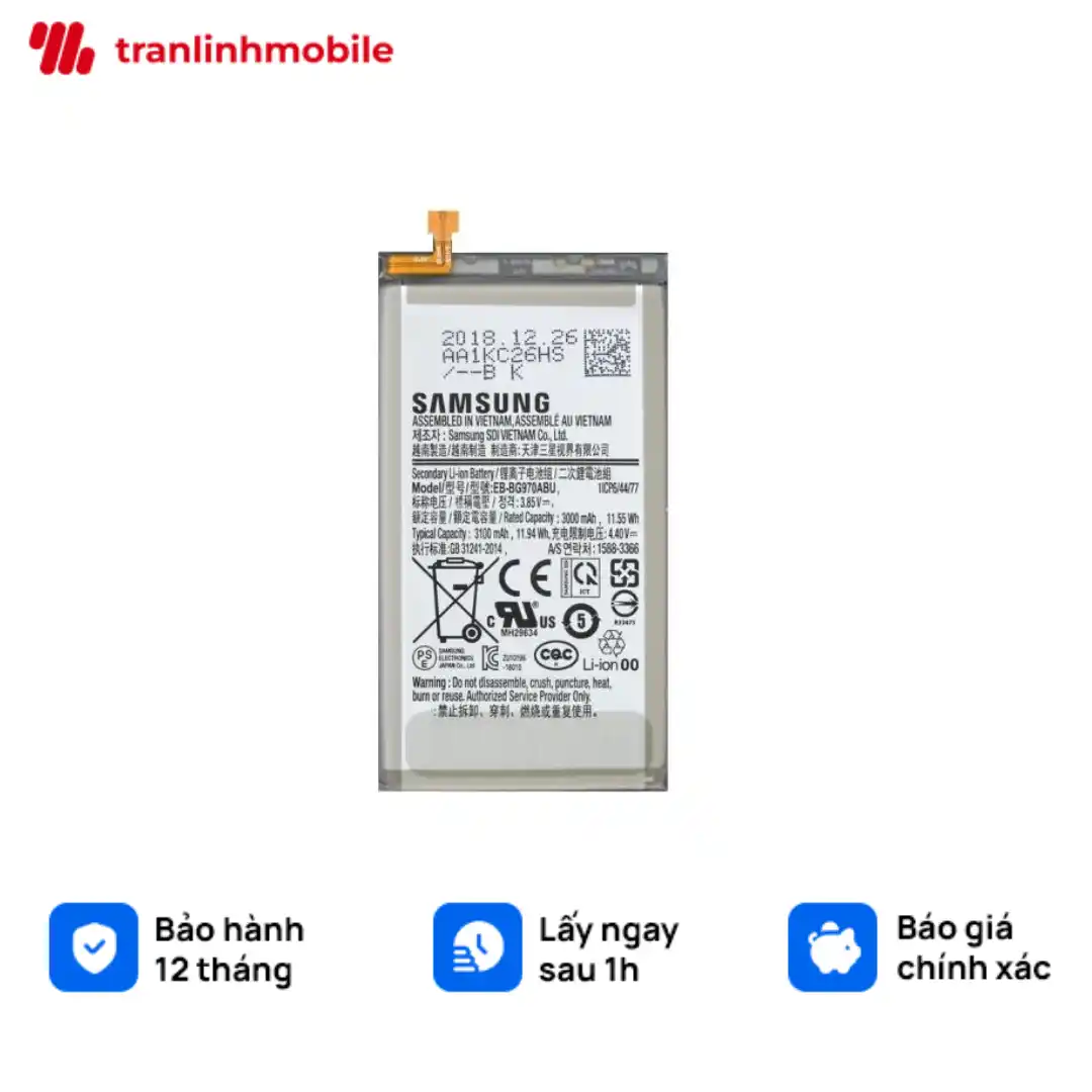 Thay pin Samsung Galaxy S10e