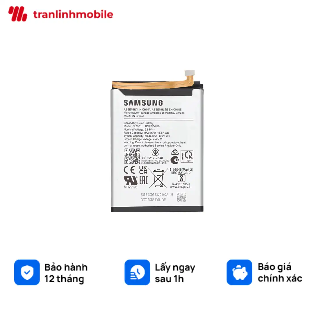 Thay pin Samsung Galaxy A05s