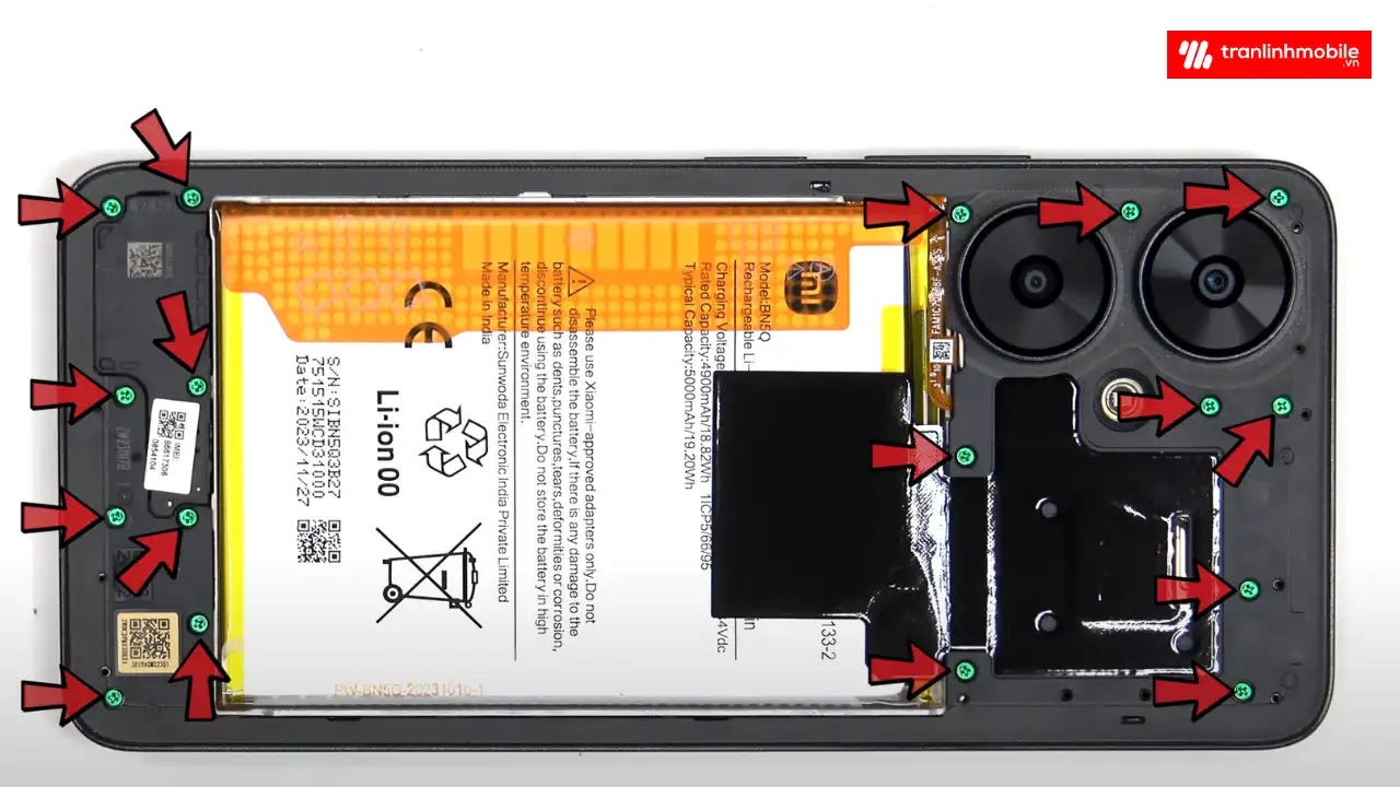 Thay chân sạc Xiaomi Poco M6 chính hãng