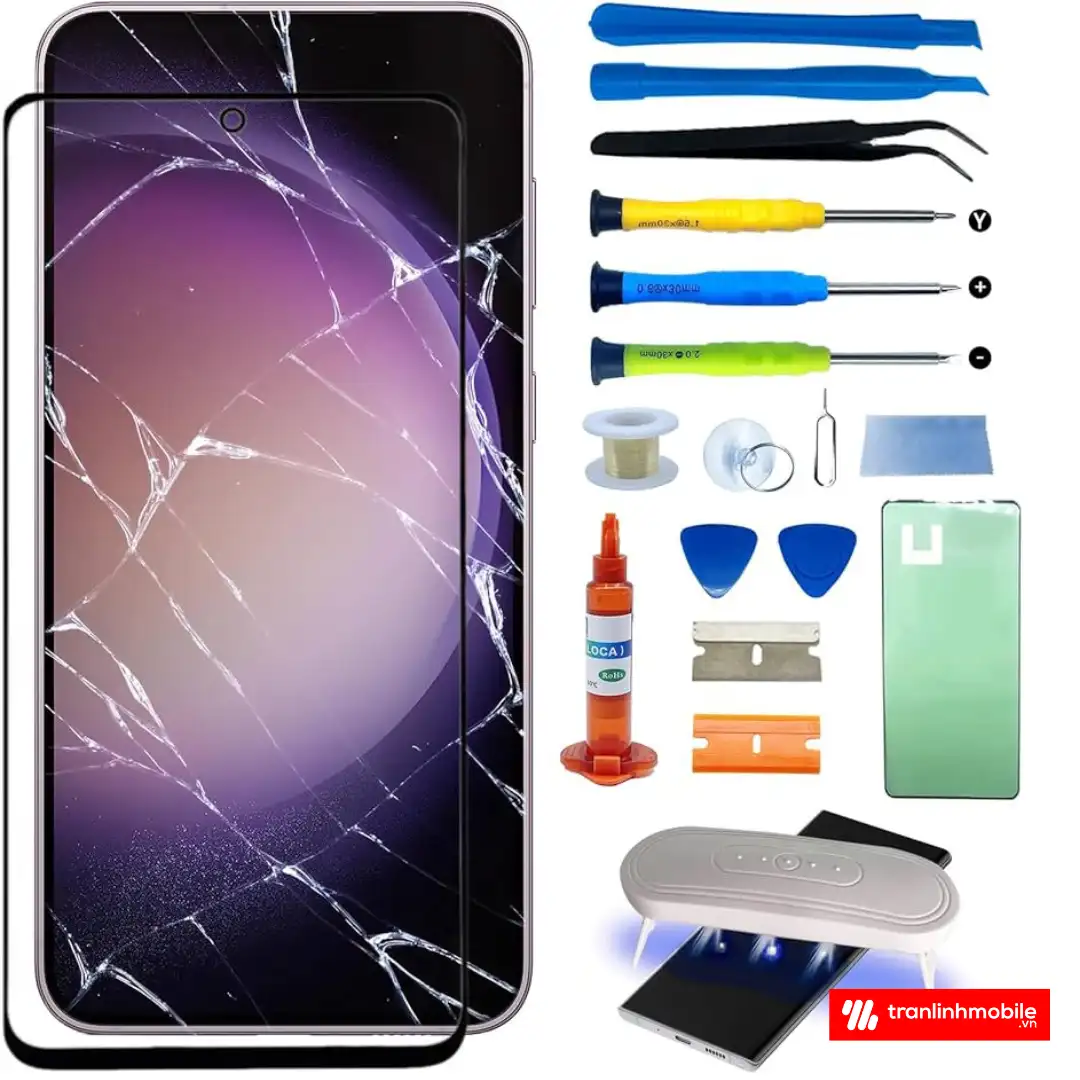 Thay ép mặt kính Samsung Galaxy S23+ , S23 Plus 5G chính hãng